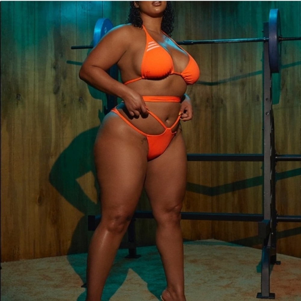 NWTs IVY PARK x Adidas Wrap Bikini Top & Bottom  Top XL Bottom L